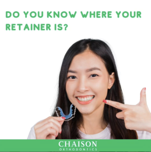 Do you know where your retainer is?